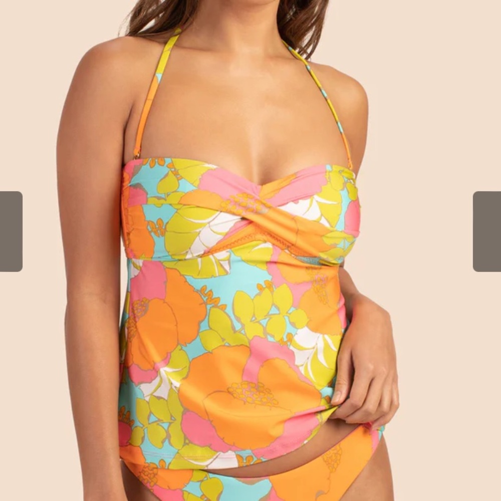 Trina Turk Playa de Flor Bandeau Tankini - Picture 3 of 13